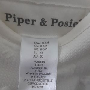 Piper & Posie Sleep Bag with sheep embossed print, Size 0-6 months